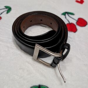 Coach Black Leather Belt Please See Pictures For Size (Medium)